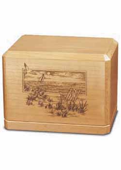 Beach Scene Clip Art Urn